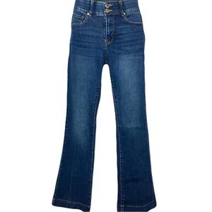 Dark Wash Flare High Waisted Tummy Control Jeans